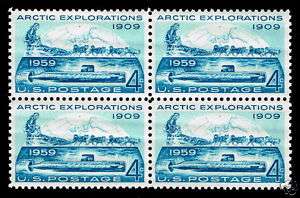 Arctic Explorations on U.S. Postage Stamps from 1959  