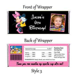 Personalized Candy Bar Wrappers Birthday Digital File  