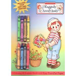 Raggedy Andy with Flowers Coloring & Activity Book with 