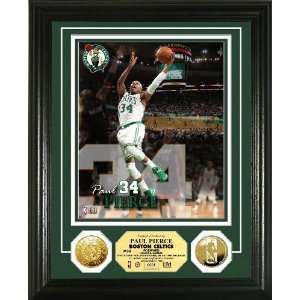  Paul Pierce Gold Coin Photo Mint Sports Collectibles