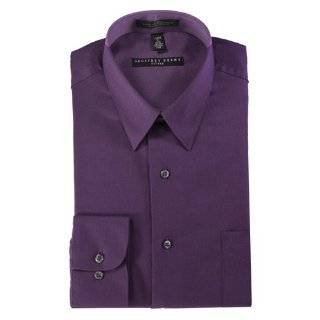 Dress Shirt, Dark Purple: Clothing