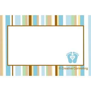  Tiny Toes Baby Shower Name Tags   Boy: Health & Personal 