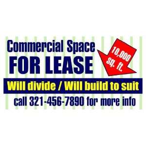    3x6 Vinyl Banner   Commercial Space For Lease 