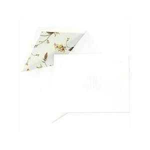   Triple Panelled Notes with Blind Embossed Monogram: Office Products