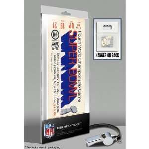 Super Bowl Iv (4) Mini Mega Ticket   Kansas City Chiefs:  
