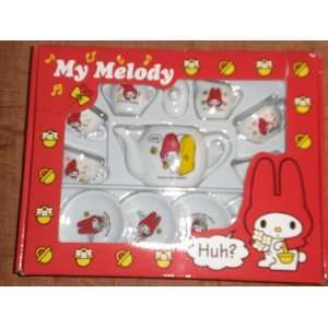  Japanese Sanrio My Melody Porcelain Tea Set Toys & Games