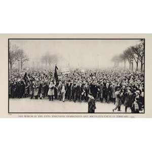  1937 Prints Paris French Popular Front Riot March SET 