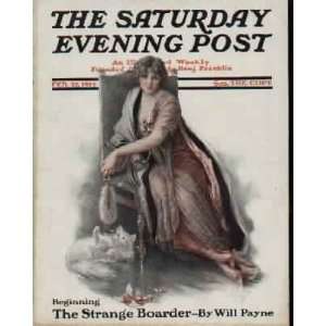 Nikolaki Magazine Cover Art.  1915 Saturday Evening Post Cover 
