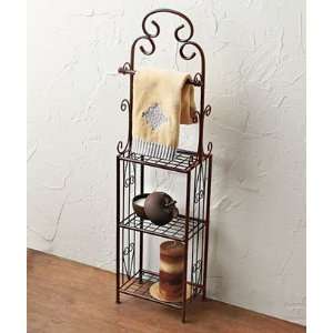 Iron Toilet Tissue Paper Stands   Rustic Finish 