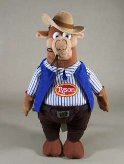 Cowvin Tyson Cow Beef Mascot 10 Plush Doll Bean Bag Stuffed Animal 