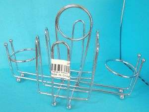 LOT OF 19 Tablecraft Chrome Plated Wire Condiment holde  