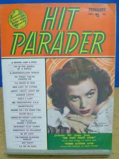 Hit Parader February 1951 Faith Domergue X54  