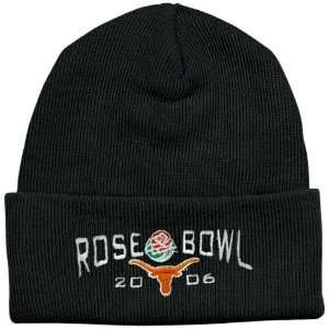   Texas Longhorns Black 2006 Rose Bowl Knit Toboggan