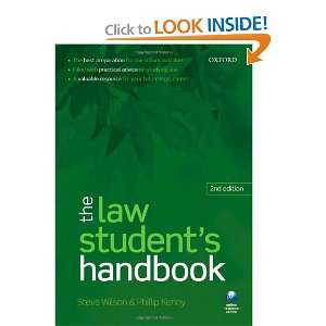  The A Law Students Handbook (9780199562176) Steve Wilson 
