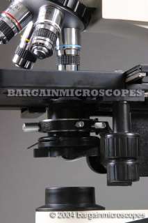 Compound light microscope for use with viewing biological specimens on 