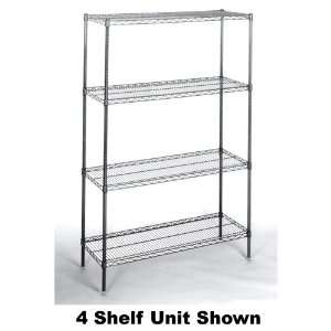 Nor lake 3 Tier 4 X 6 Chrome Kote Walk in Shelving Package   SSG46 3