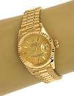   18K SOLID GOLD CHAMPAIGN DIAL DATEJUST LADIES WRIST WATCH   MODEL 6917