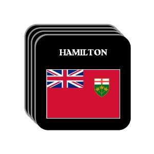 Ontario   HAMILTON Set of 4 Mini Mousepad Coasters