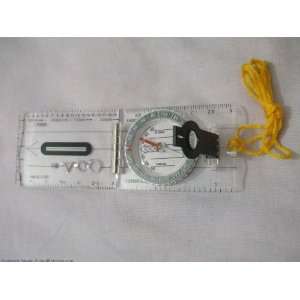   Foldable Map Compass and Distance Measurement Tool