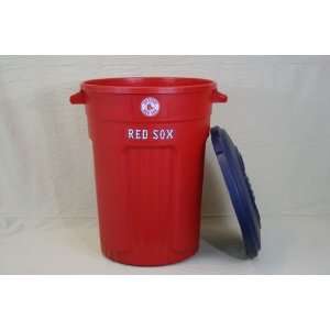   Trash Talking LLC 32 Gallon Trash Can Boston Red Sox: Sports