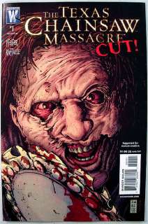 Texas Chainsaw Massacre CUT ! # 1 Comic LEATHERFACE Rare OOP  