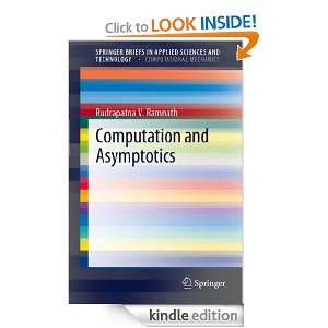 Computation and Asymptotics Rudrapatna V. Ramnath  Kindle 