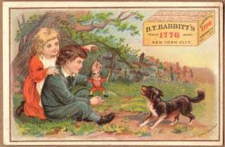 Victorian Trade Card B T Babbitts Best Soap New York  