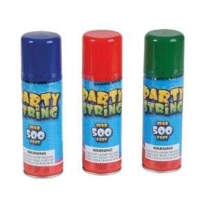 24) CANS SILLY STRING   PARTY FAVOR   500++ FEET NEW  