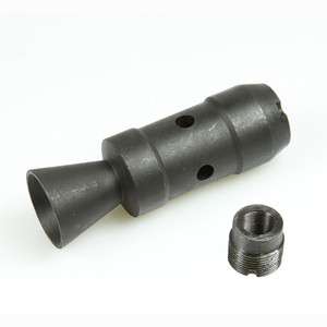 62x39 BELL SHAPE MUZZLE BRAKE WITH ADAPTOR  