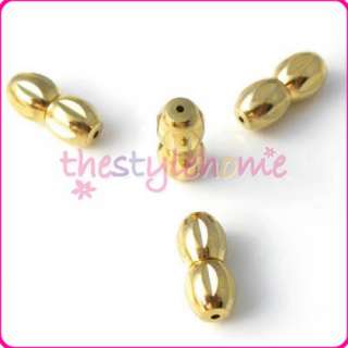 12x5mm Gold Tone Screw Clasp for Necklace Bracelet 10pc  