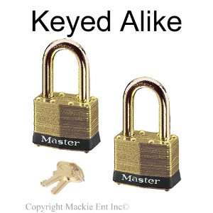  Master Lock   Keyed Alike Brass Locks #4KABLF 2 