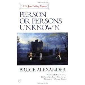  Person or Persons Unknown (Sir John Fielding) [Paperback 