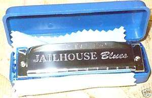 NEW Jailhouse Blues Harmonica Key of F  