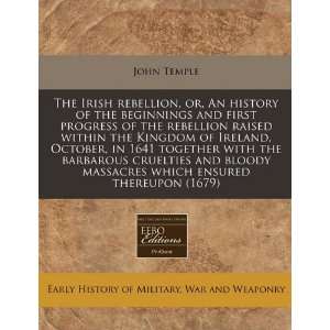   which ensured thereupon (1679) (9781171249269) John Temple Books