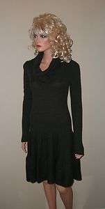 78 Victoria Secret Moda Brown Cowlneck Sweater Dress M  