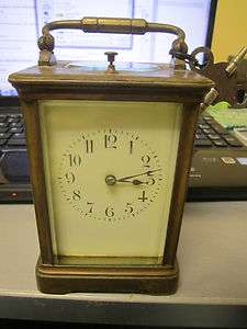 Antique French Carriage Clock   Repeater  Read Description  