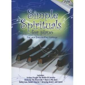  Simple Spirituals For Piano   Book and CD Package Musical 