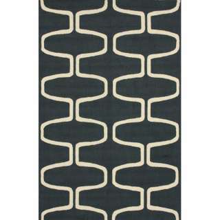 Hand hooked Alexa Moroccan Trellis Grey Rug (76 x 96)  Overstock 