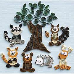 Quilling Forest Buddies Kit  