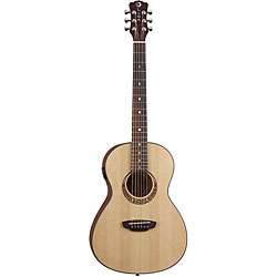 Luna Gypsy Parlor Student Guitar with Built in Tuner  