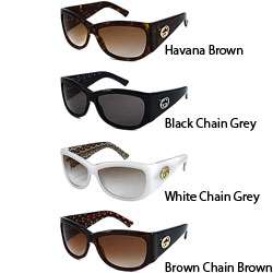 Gucci Womens 2953 Plastic Wrap Sunglasses  