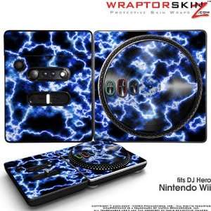  DJ Hero Skin Electrify Blue fits Nintendo Wii DJ Heros (DJ HERO 