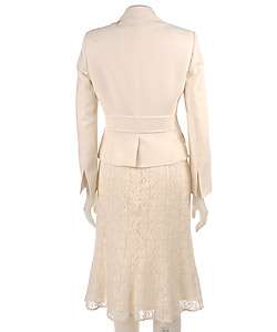Anne Klein 1 button Skirt Suit  