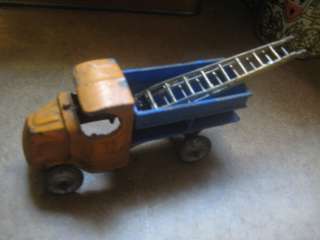 Vintage Old Original Collectible Rare 1930s Toy Dump Truck & Ladders 