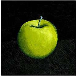 Michelle Calkins Green Apple Still Life Canvas Art  Overstock