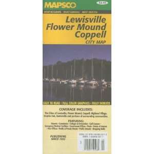  Mapsco Lewisville/Flower Mound/Coppell City Map 