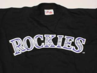 YOUTH Colorado Rockies Baseball MLB Shirt Jersey ~L  