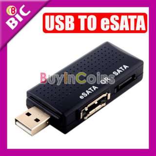 New USB 2.0 to Serial ATA eSATA SATA Bridge Adapter  