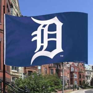 Detroit Tigers 3 x 5 Navy Blue Logo Flag  Sports 