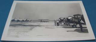 WWII USMC Marines Page Field SC Photo Postcard Airplane  